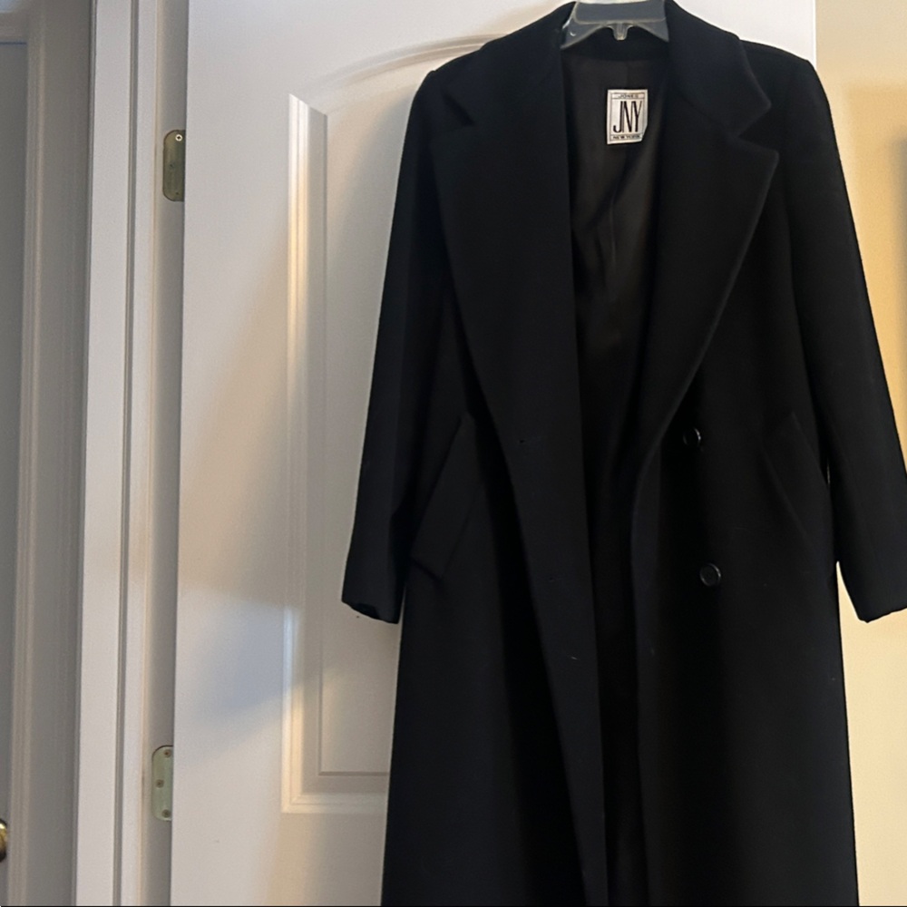 Jones New York Classic Black Coat